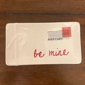 Pottery Barn Love Letter Be Mine Soap Dish NEW